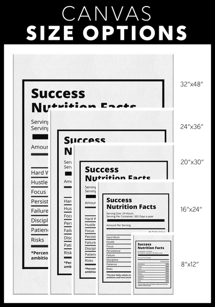 Success Nutrition Facts - White