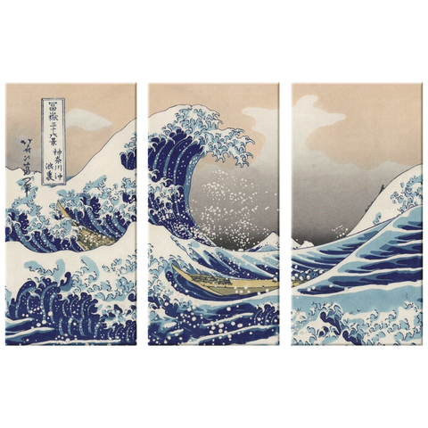 Great Wave Off Kanagawa - 3 Piece